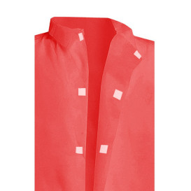 Wegwerp-laboratoriumjas TST PP Velcro Rood XL 25gr (1 stuk)