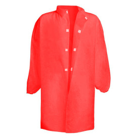 Wegwerp-laboratoriumjas TST PP Velcro Rood XL 25gr (1 stuk)