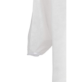 Blouse PP Blanc Velcro et Sans Poches 3XL 35gr (1 Uté)
