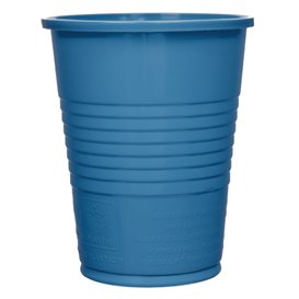 Gobelet Plastique PS Bleu Foncé 200ml Ø7cm (1500 Unités)