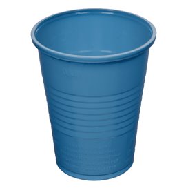 Gobelet Plastique PS Bleu Foncé 200ml Ø7cm (1500 Unités)