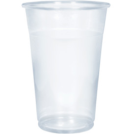 Plastic PP beker transparant 400ml Ø8,3cm (1000 stuks)