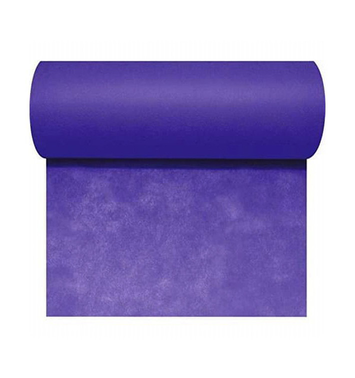 Novotex Tafelkleed rol paars 50g 1x50m (1 stuk) Novotex Tafelkleed rol paars 50g 1x50m (1 stuk)