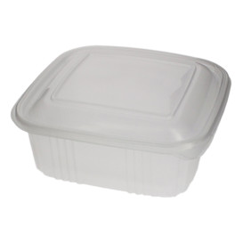 Coque Carrée avec charnière PP 1000ml (100 Utés)