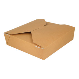 Boîte Carton Américaine Naturel 21,7x21,7x6cm 2910ml (35 Utés)