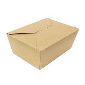 Boîte Carton Américaine Naturel 21,7x21,7x6cm 2910ml (140 Utés)
