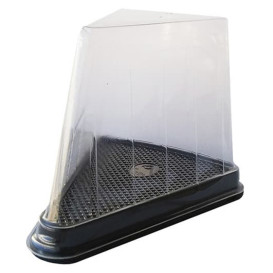 Boîte Portion Tarte Transp. 12,4x8,75x8,2cm (50 Utés)
