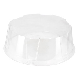 Deksel voor Cakeplak Container APET Transparant Ø18x6cm (210 Stuks)