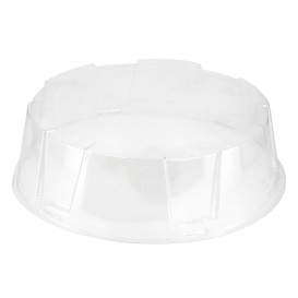 Cloche à Plateau Gâteaux APET Transparent Ø21,5x6cm (180 Utés)