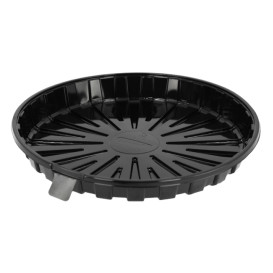 Plateau à Gâteaux APET Noir Ø24cm (160 Utés)