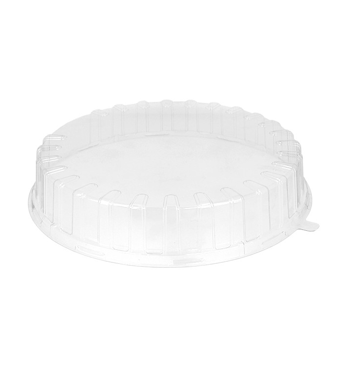 Deksel voor Cakeplak Container APET Transparant Ø31x6cm (90 Stuks) Deksel voor Cakeplak Container APET Transparant Ø31x6cm (90 Stuks)