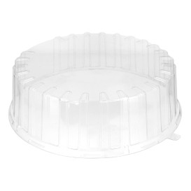 Cloche à Plateau Gâteaux APET Transparent Ø31x10cm (90 Utés)