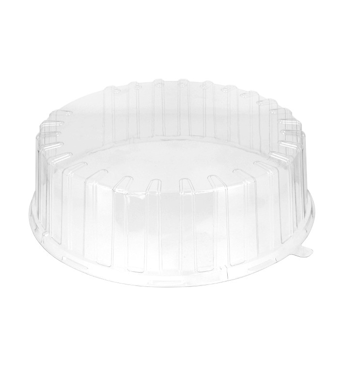 Deksel voor Cakeplak Container APET Transparant Ø31x10cm (90 Stuks) Deksel voor Cakeplak Container APET Transparant Ø31x10cm (90 Stuks)
