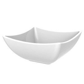 Duurzaam degustatiebord SAN "Quadrata" Wit 95ml (6 Stuks) 