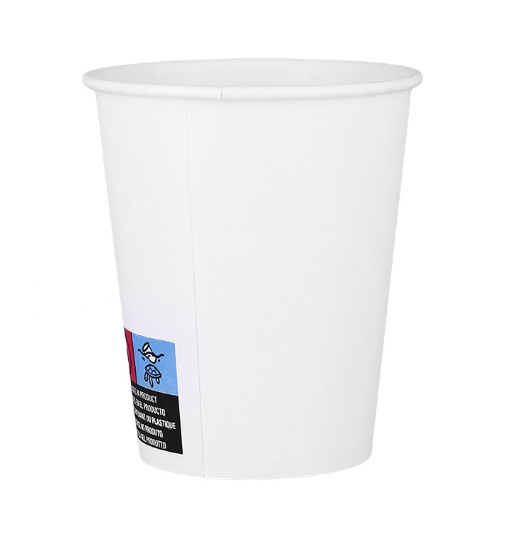 Papieren beker wit ECO 7Oz/210ml Ø7cm (100 Stuks) Papieren beker wit ECO 7Oz/210ml Ø7cm (100 Stuks)