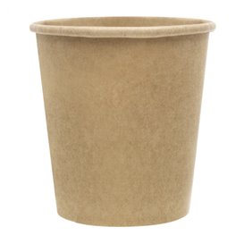 Papieren beker 4Oz/120ml Bruin Ø6,2cm (100 stuks) 