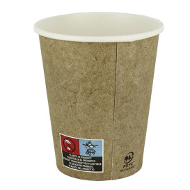 Gobelet Carton 9Oz/280ml Kraft Ø8,0cm (50 Utés)