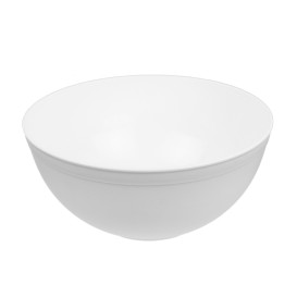 Bol Réutilisable Durable PP Minéral Blanc 2l Ø20cm (1 Uté)