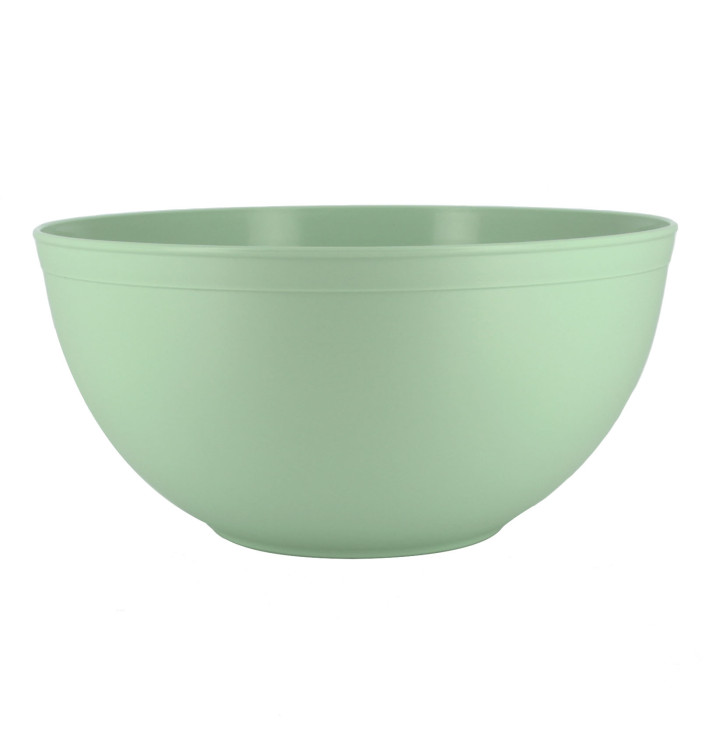 Bol Réutilisable Durable PP Minéral Vert 3,35l Ø23,5cm (1 Uté) Bol Réutilisable Durable PP Minéral Vert 3,35l Ø23,5cm (1 Uté)