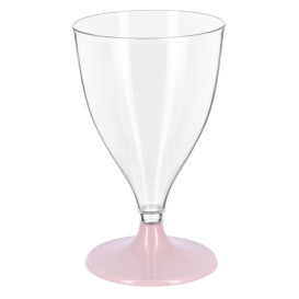 Coupe Réutilisable PS Eau/Vin Pied Rose 200ml 2P (48 Unités)