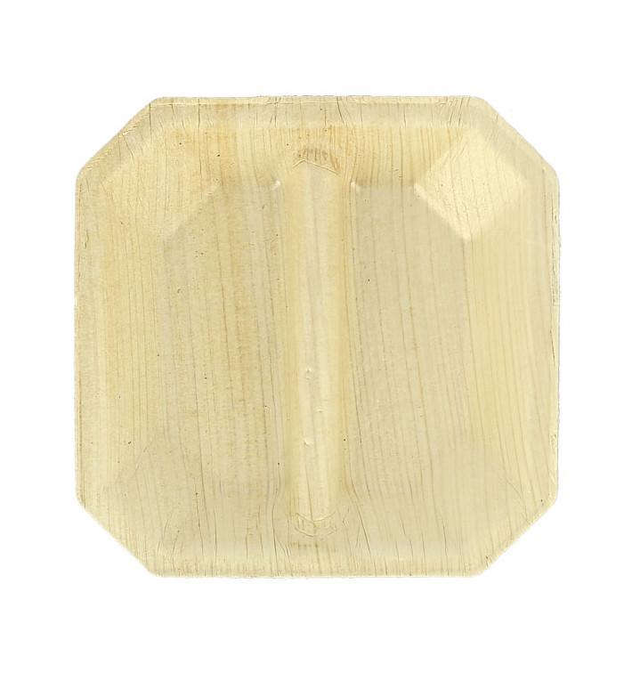 Palm blad mini bord Vierkant 2C 10x10cm (10 stuks) Palm blad mini bord Vierkant 2C 10x10cm (10 stuks)
