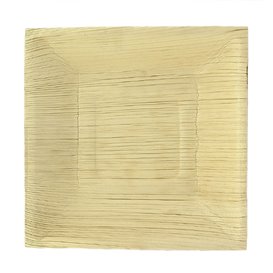 Palm blad bord Vierkant 16,5x16,5cm (60 stuks)