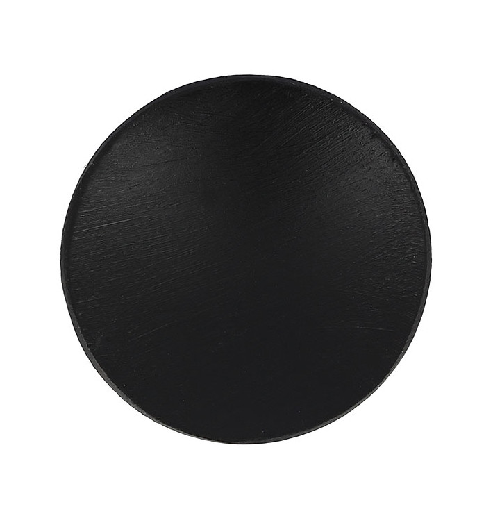 Plat Dégustation en Bambou Noir Ø6cm (24 Unités) Plat Dégustation en Bambou Noir Ø6cm (24 Unités)