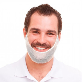 Couvre-barbe en PP Accordéon Blanc (1000 Utés)