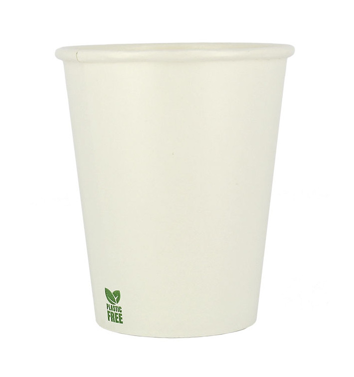 Gobelet en Carton sans Plastique 8 Oz/240ml Blanc Ø8cm (50 Unités) Gobelet en Carton sans Plastique 8 Oz/240ml Blanc Ø8cm (50 Unités)