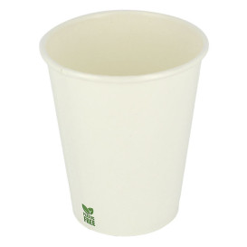 Plastic-Vrije Papieren Beker 8 Oz/240ml Wite Ø8cm (1.000 Stuks)