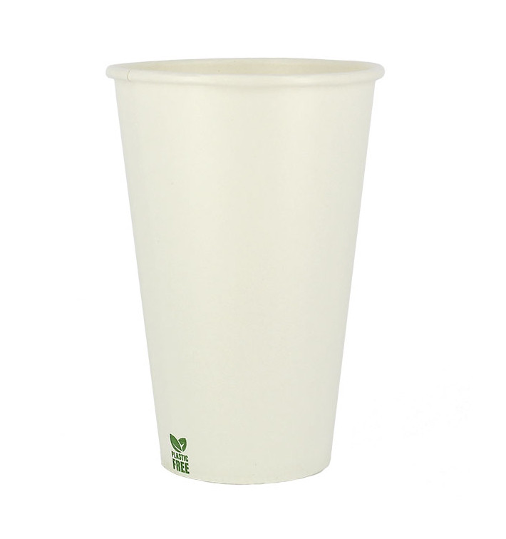 Plastic-Vrije Papieren Beker 12 Oz/360ml Wite Ø8cm (50 stuks) Plastic-Vrije Papieren Beker 12 Oz/360ml Wite Ø8cm (50 stuks)