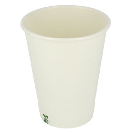 Gobelet en Carton sans Plastique 14 Oz/420ml Blanc Ø9cm (1.000 Utés)