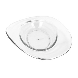 Assiette Dégustation Durable SAN "Ellipse" Transparente 10ml (96 Utés)