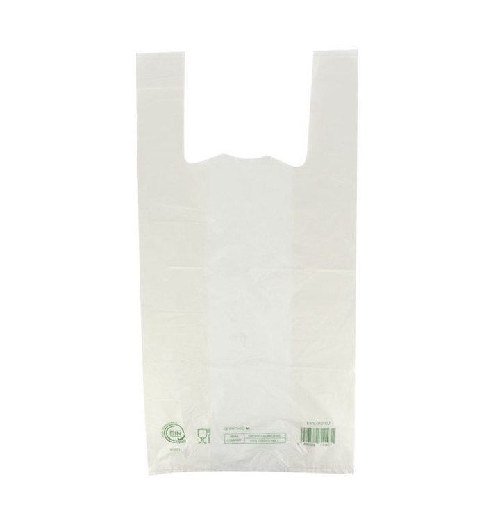 Sac à Bretelles 100% Compostable 40x50cm (100 Utés)