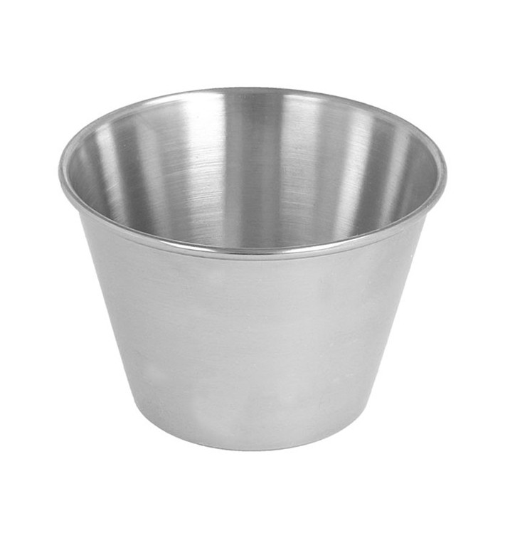 Sauce beker Roestvrij 120ml (12 stuks) Sauce beker Roestvrij 120ml (12 stuks)