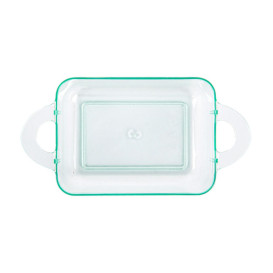 Récipient Sauces avec Anses Water Green 9,6x5x3,5 cm (24 Utés)