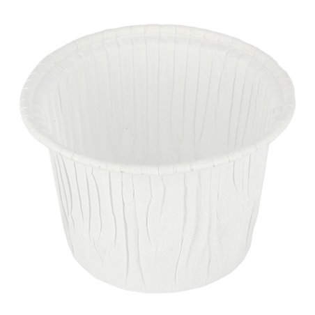 Cupcake vorm voering wit 4,5x4x6,3cm (3080 stuks)