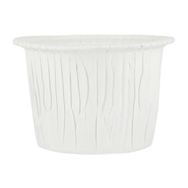 Cupcake vorm voering wit 4,5x4x6,3cm (3080 stuks)