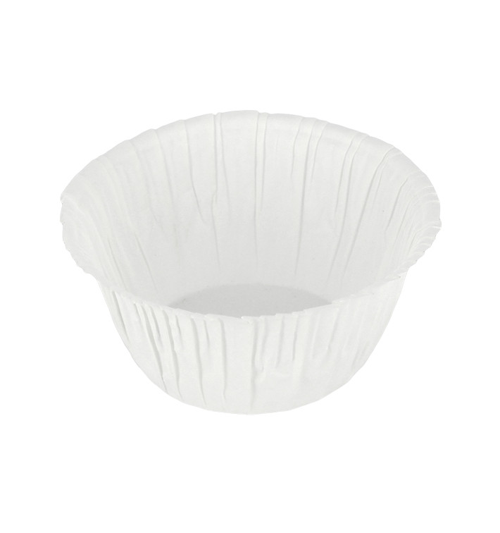 Caissettes Cupcakes Blanches 4,9x3,8x7,5cm (1800 Unités) Caissettes Cupcakes Blanches 4,9x3,8x7,5cm (1800 Unités)