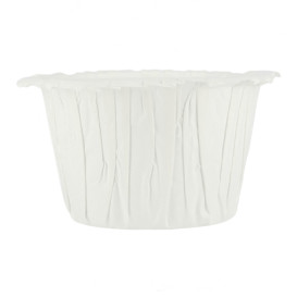 Cupcake vorm voering wit 4,7x3,8x6cm (3300 stuks)