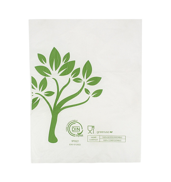Zak Home Compost “Be Eco!” 23x30,5cm (100 stuks) Zak Home Compost “Be Eco!” 23x30,5cm (100 stuks)