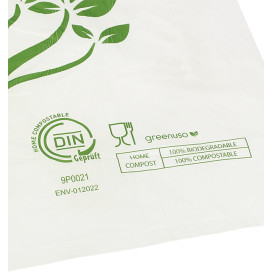 Sac sans Anses Home Compost “Be Eco!” 23x30,5cm (100 Utés)