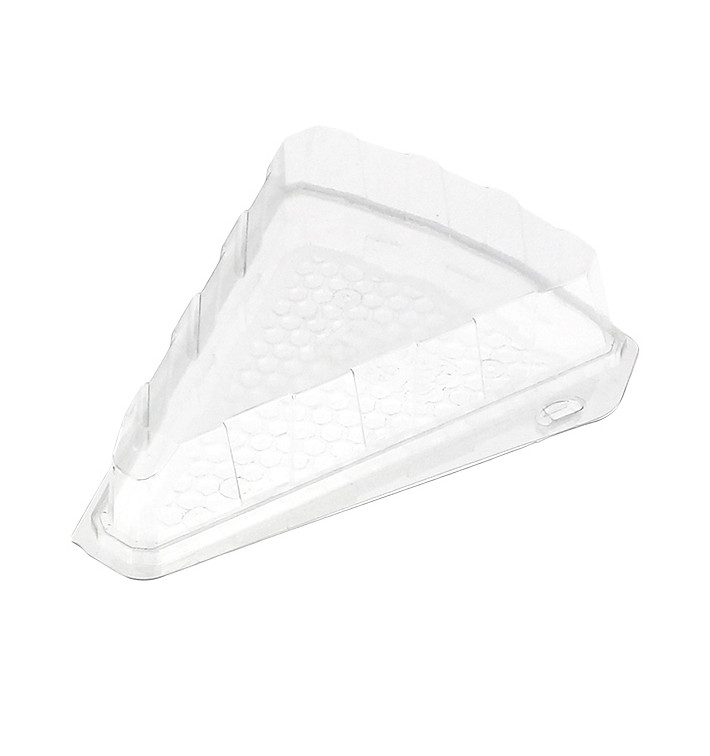 Plastic cakeplak Container transparant 16,2x13,5x5cm 1/8 Ø26cm (20 stuks) 