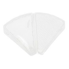 Plastic cakeplak Container transparant 16,2x13,5x5cm 1/8 Ø26cm (20 stuks) 