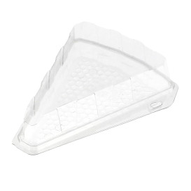 Boîte Portion Tarte Transp.16,2x13,5x5cm 1/8 Ø26cm (600 Utés)