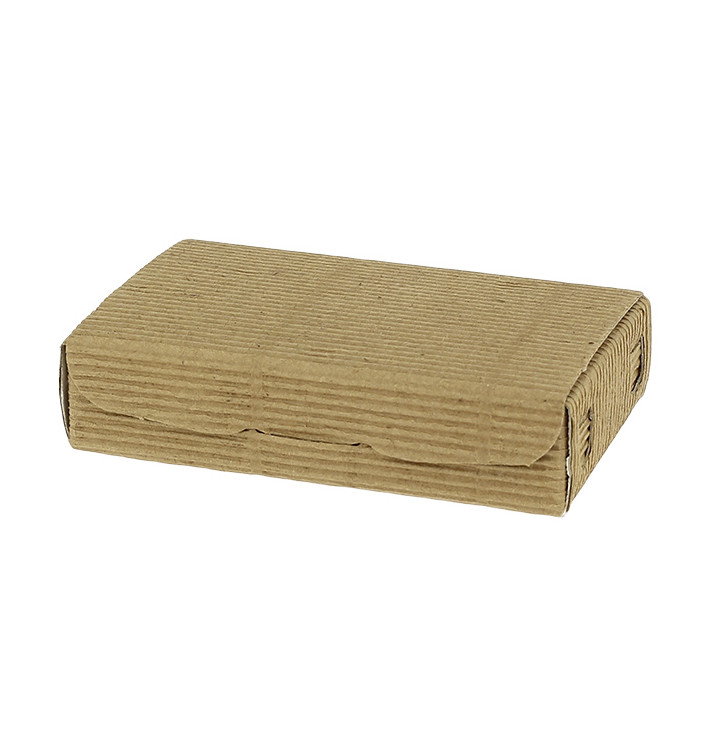 Papier bakkerij doos kraft 11x6,5x2,5cm 100g (100 stuks) Papier bakkerij doos kraft 11x6,5x2,5cm 100g (100 stuks)