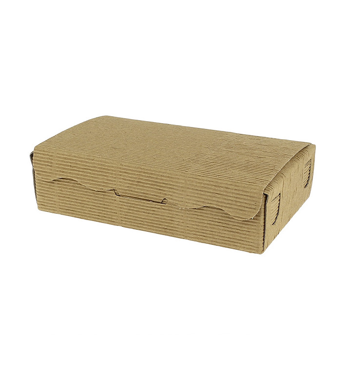 Papier bakkerij doos kraft 17x10x4,2cm 500g (500 stuks) Papier bakkerij doos kraft 17x10x4,2cm 500g (500 stuks)