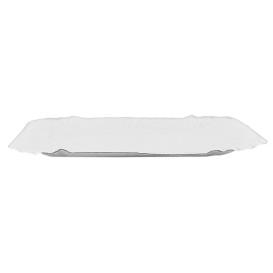 Plat carré en Carton Blanc 13x13 cm (100 Utés)