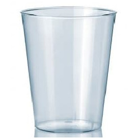 Verre Plastique Dur 180ml Transparent (1000 Unités)