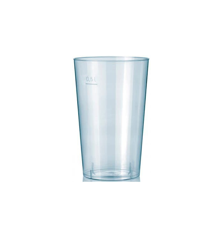 Plastic PS beker Geïnjecteerde glascider transparant 500 ml (360 stuks) Plastic PS beker Geïnjecteerde glascider transparant 500 ml (360 stuks)